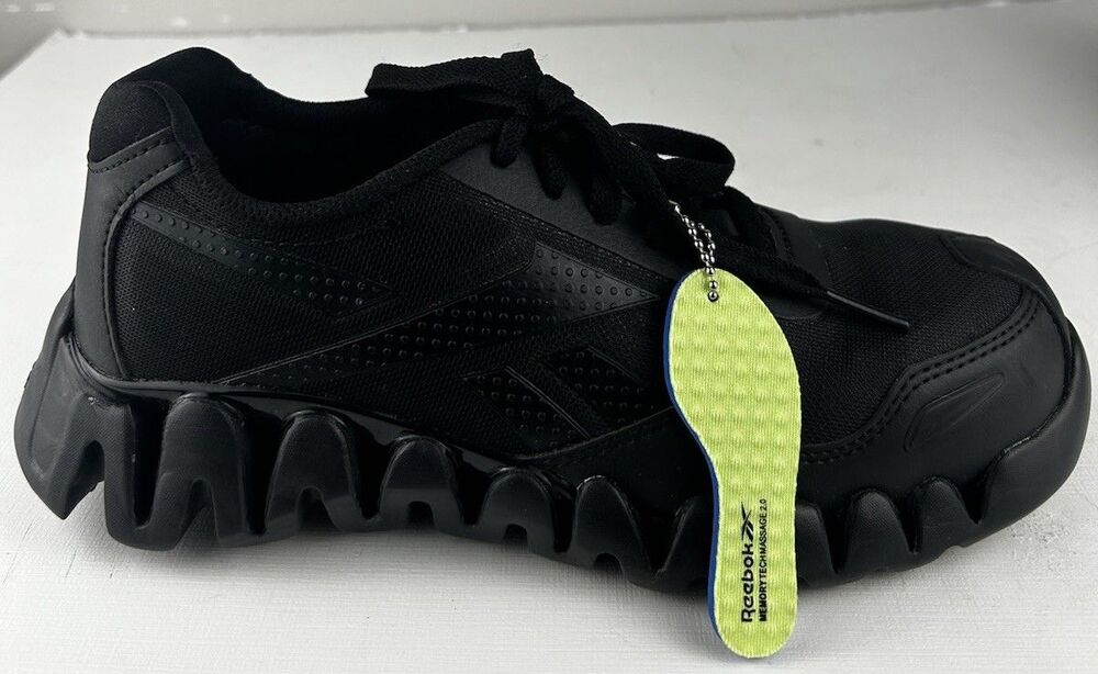 REEBOK ZIG PULSE WORK Composite Toe Women’s Size 6.5 ATHLETIC WORK SHOE BLACK